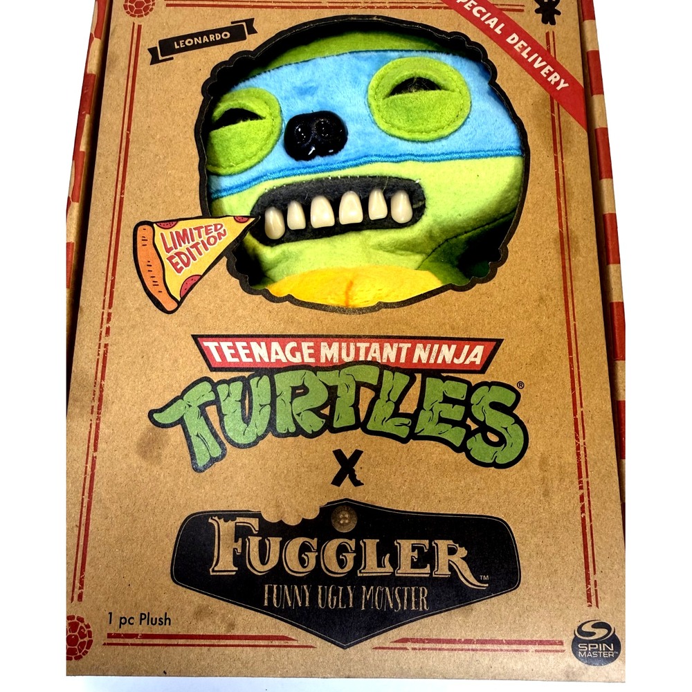 TMNT Fuggler Leonardo Limited Edition Plush Teenage Mutant Ninja Toy